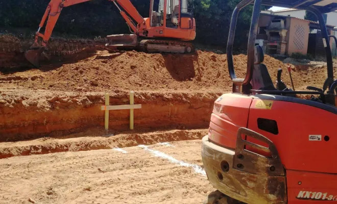 Terrassement d'une villa à La Seyne sur mer